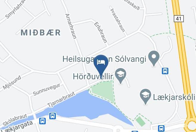 Hafnarfjordur - Tjarna Hotel Maps