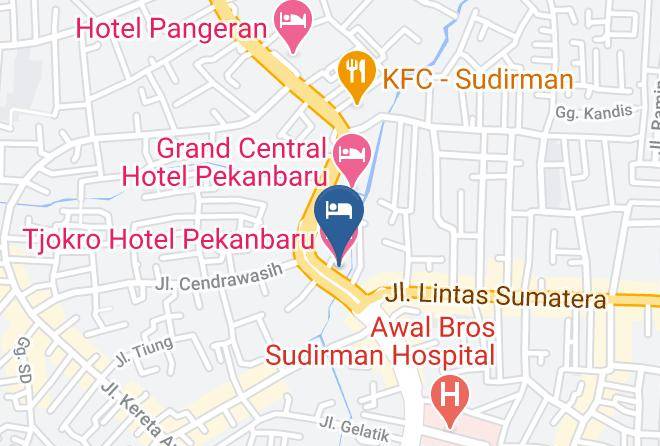 Pekanbaru - Tjokro Hotel Pekanbaru Maps