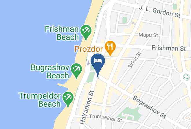 Tel Aviv Yafo - Tlv 88 Sea Hotel Maps