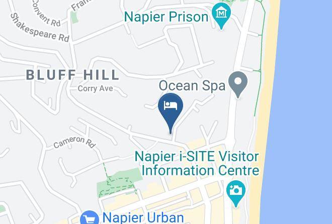 Napier - Toad Hall Accommodation Maps