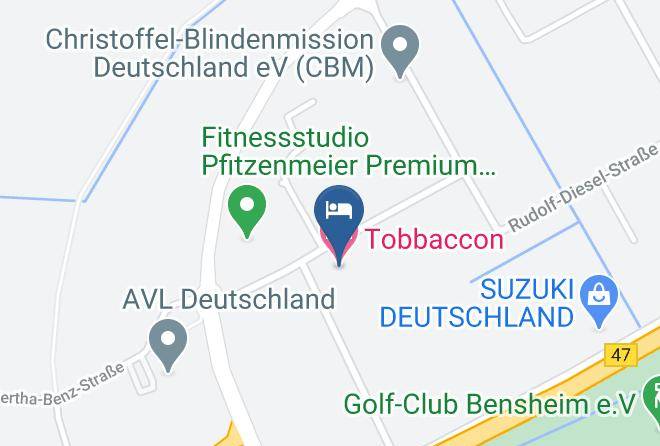 Bergstrase - Tobbaccon Hotel Maps