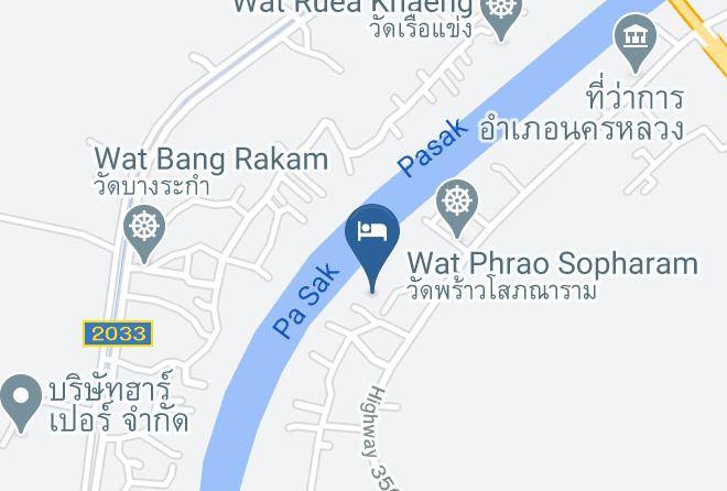 Amphoe Nakhon Luang - Tobuk Seng Hotel Ayutthaya Maps