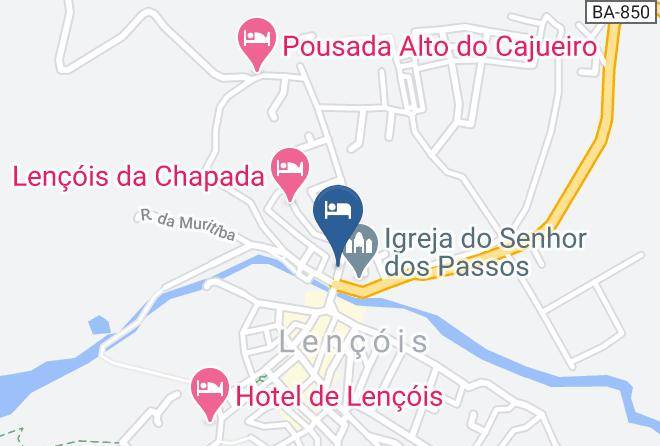 Lencois - Toca Do Puma Maps