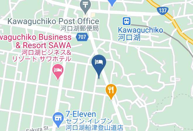 Fujikawaguchiko Townminamitsuru District - Tocoro Mt Fuji Uzuki Maps