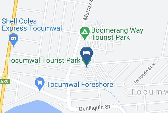 Berrigan - Tocumwal Tourist Park Maps