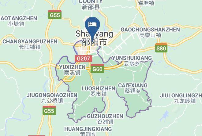 Shaoyang - Today Inns Maps