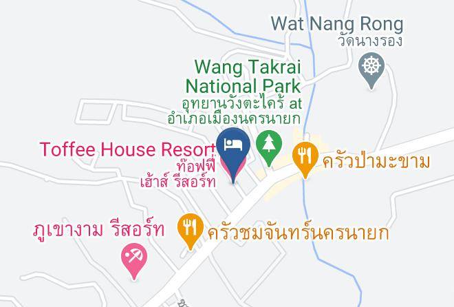 Amphoe Mueang Nakhon Nayok - Toffee House Resort Maps