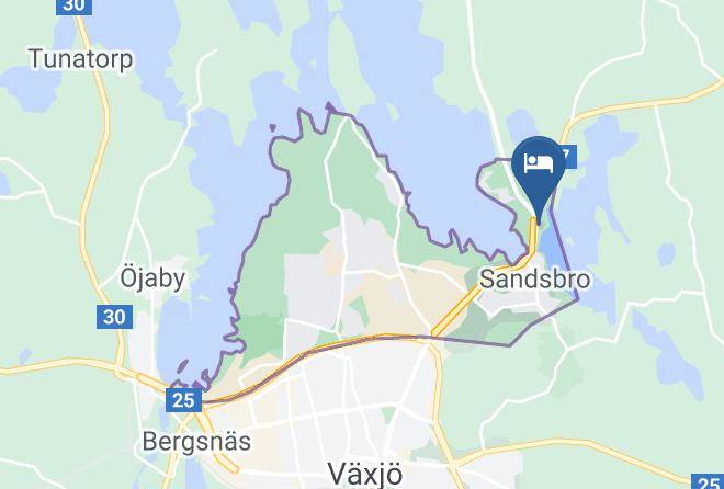 Vaxjo - Toftastrand Hotell & Konditori Maps