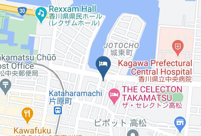 Takamatsu City - Toho Inn Takamatsu Maps