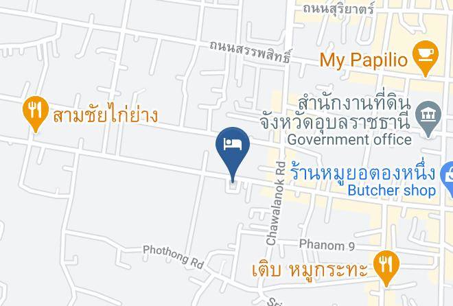 Amphoe Mueang Ubon Ratchathani - Tohsang Heritage Ubonratchathani Hotel Maps