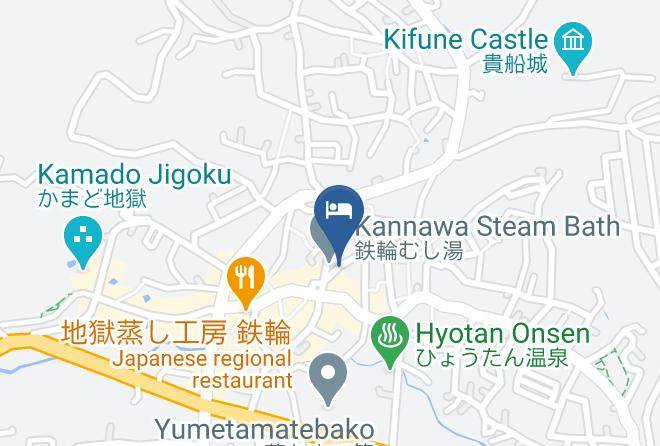 Beppu City - Toji Stay Hiromiya Maps