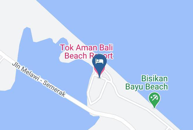 Pasir Puteh - Tok Aman Bali Beach Resort Maps