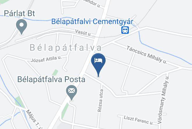 Belapatfalva - Tok Asz Vendeghaz Maps