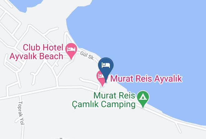 Toka Hotel Map - Balikesir - Ayvalik