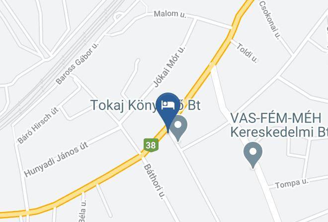 Tokaj - Tokaj Vendeghaz Maps
