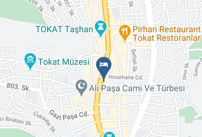 Tokat Yasmeydan - Tokat Camlica Otel Maps