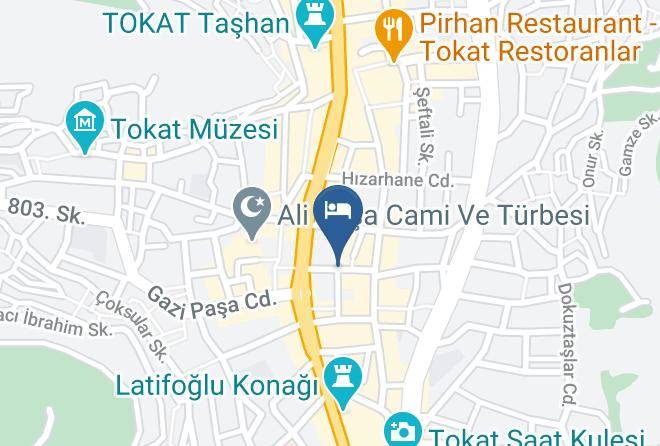 Tokat Eski Dabakhane - Tokat Konagi Otel Ve Restaurant Maps