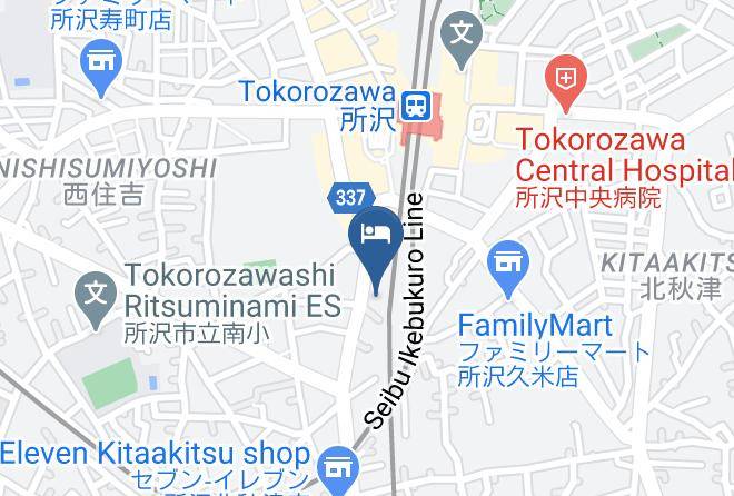 Tokorozawa City - Tokorozawa Park Hotel Maps