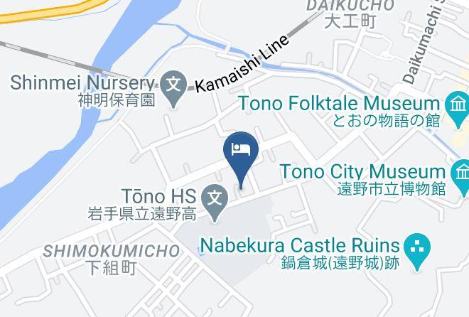 Tono City - Tokutaya Maps