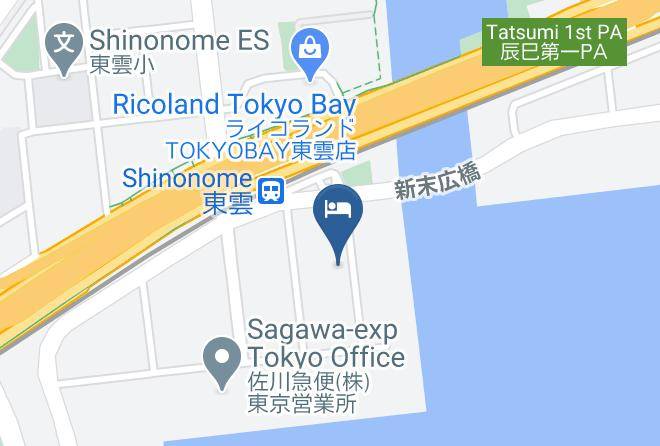 Koto Ward - Tokyo Ariake Bay Hotel Maps