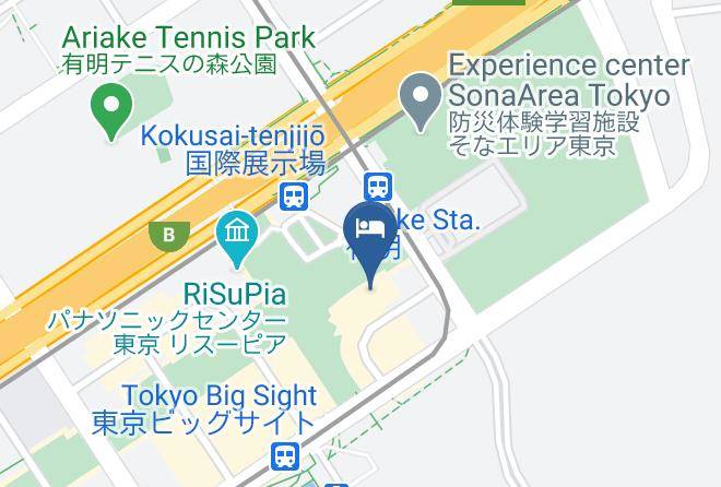 Koto Ward - Tokyo Bay Ariake Washington Hotel Maps