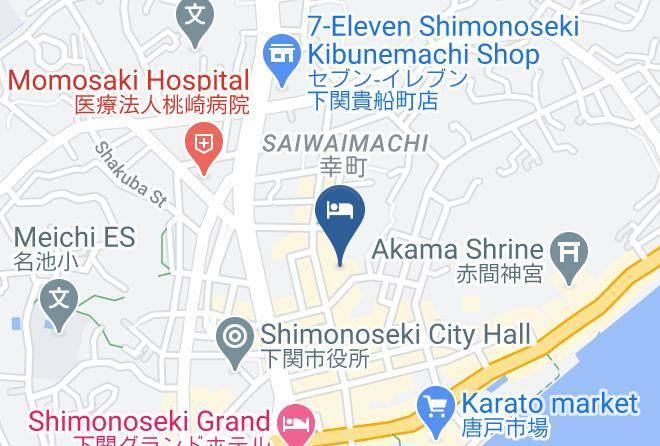 Shimonoseki City - Tokyo Dai Ichi Hotel Shimonoseki Maps