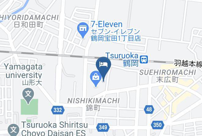 Tsuruoka City - Tokyo Daiichi Hotel Tsuruoka Maps