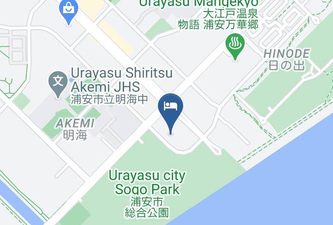 Urayasu City - Tokyo Disney Celebration Hotel Maps