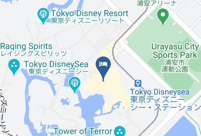 Urayasu City - Tokyo Disneysea Hotel Miracosta Maps
