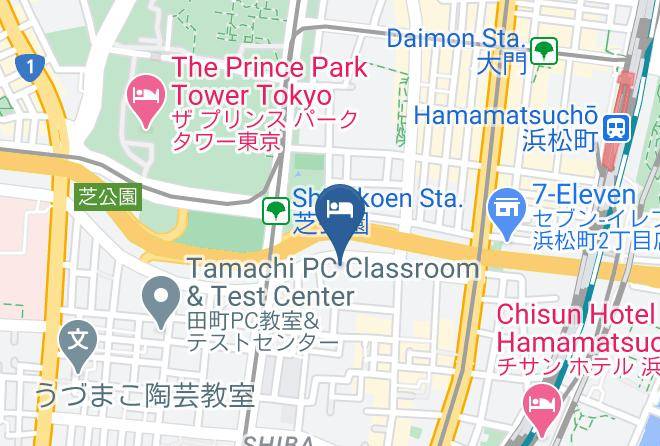 Minato Ward - Tokyo Grand Hotel Maps