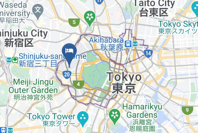 Chiyoda Ward - Tokyo Green Palace Maps