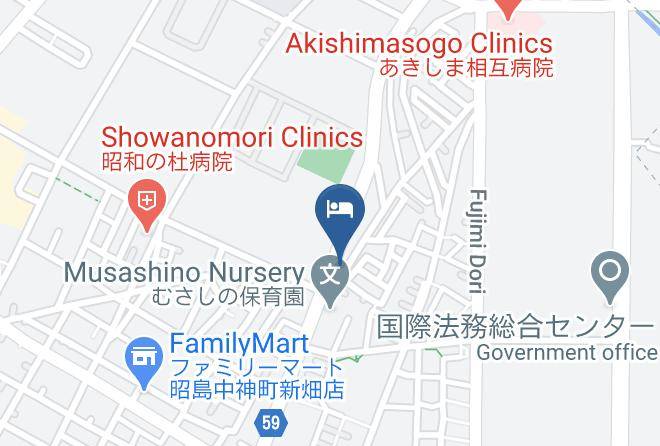 Akishima City - Tokyo Ouka Hotel Maps