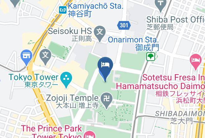 Minato Ward - Tokyo Prince Hotel Maps