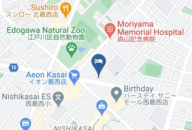 Edogawa Ward - Tokyo Stay Hut Sari Maps