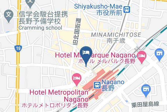Nagano City - Tokyu Rei Hotel Nagano Maps