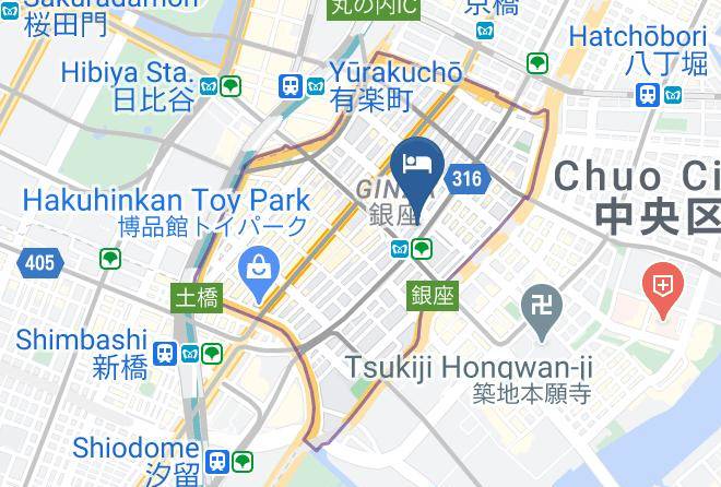 Chuo Ward - Tokyu Stay Ginza Maps
