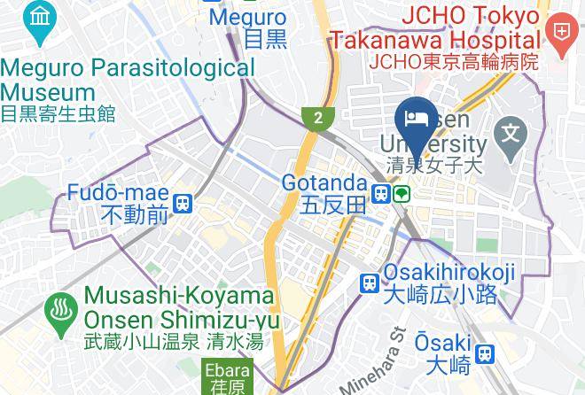 Shinagawa Ward - Tokyu Stay Gotanda Maps