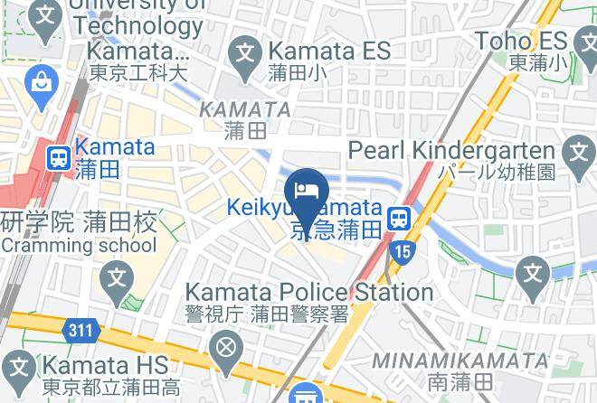 Ota Ward - Apa Hotel Keikyu Kamata Ekimae Maps