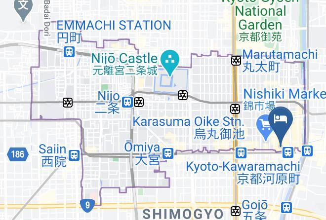Kyoto City Nakagyo Ward - Tokyu Stay Kyoto Shinkyogoku Dori Maps
