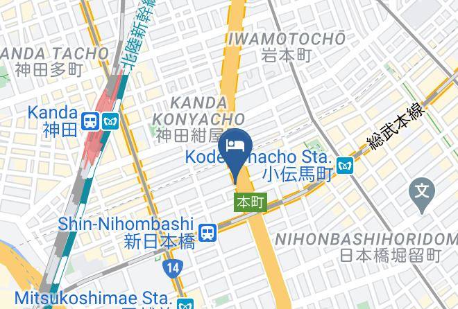 Chuo Ward - Tokyu Stay Nihombashi Maps