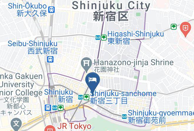 Shinjuku Ward - Tokyu Stay Shinjuku Maps