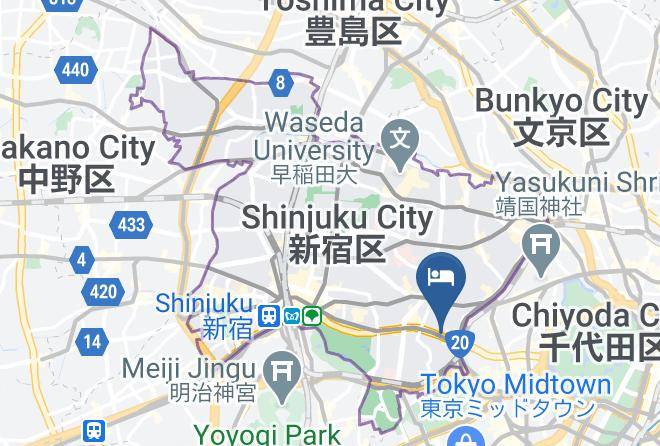 Shinjuku Ward - Tokyu Stay Yotsuya Maps