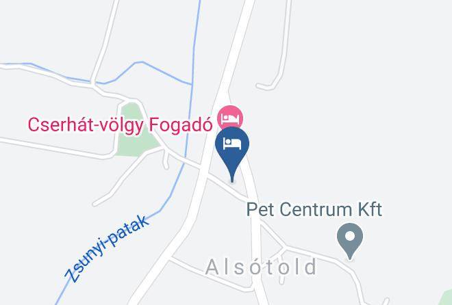 Alsotold - Toldi Haz Vendeghaz Maps