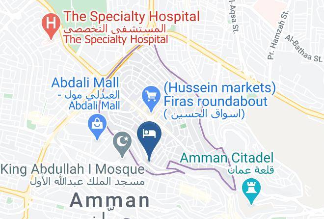 Amman - Toledo Hotel Maps