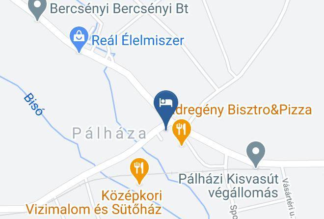Palhaza - Tolgyfa Vendeglo Maps