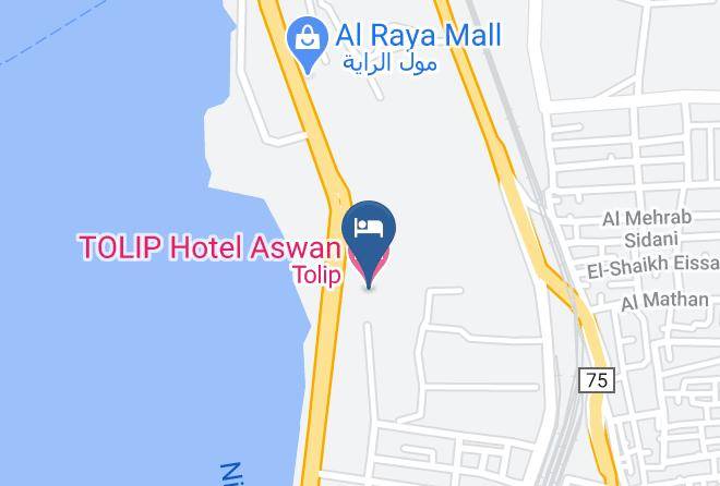 Aswan - Tolip Hotel Aswan Maps
