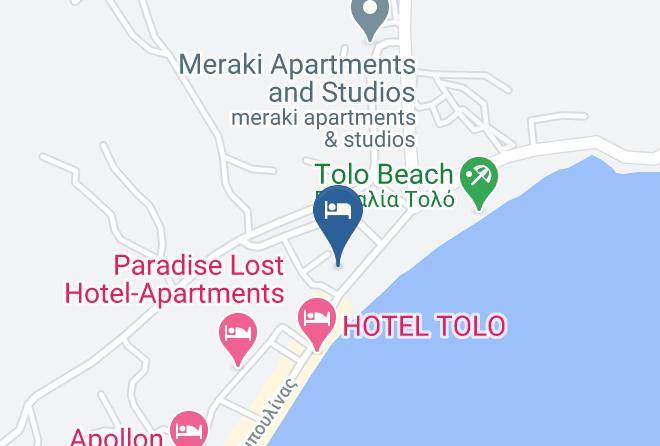 Argolis - Tolon Holidays Maps