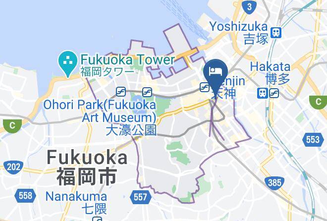 Fukuoka City Chuo Ward - Tom Alanne Maps