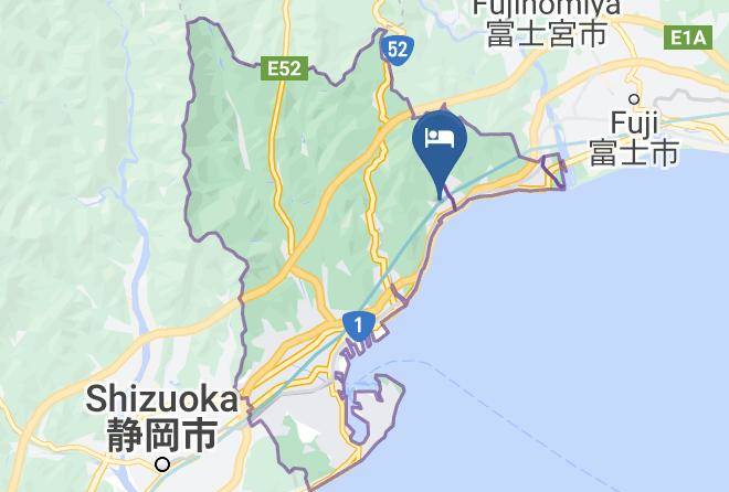 Shizuoka City Shimizu Ward - Tom's Second Test Hotel In Japan Maps