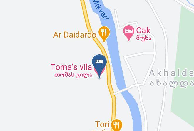 Borjomi - Toma's Vila Maps